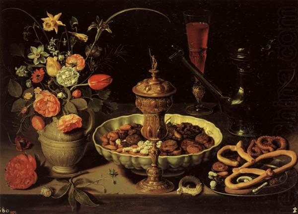 Still life with Vase,jug,and Platter of Dried Fruit, PEETERS, Clara
